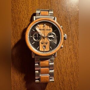 Original Grain “Brewmaster” Silver Watch